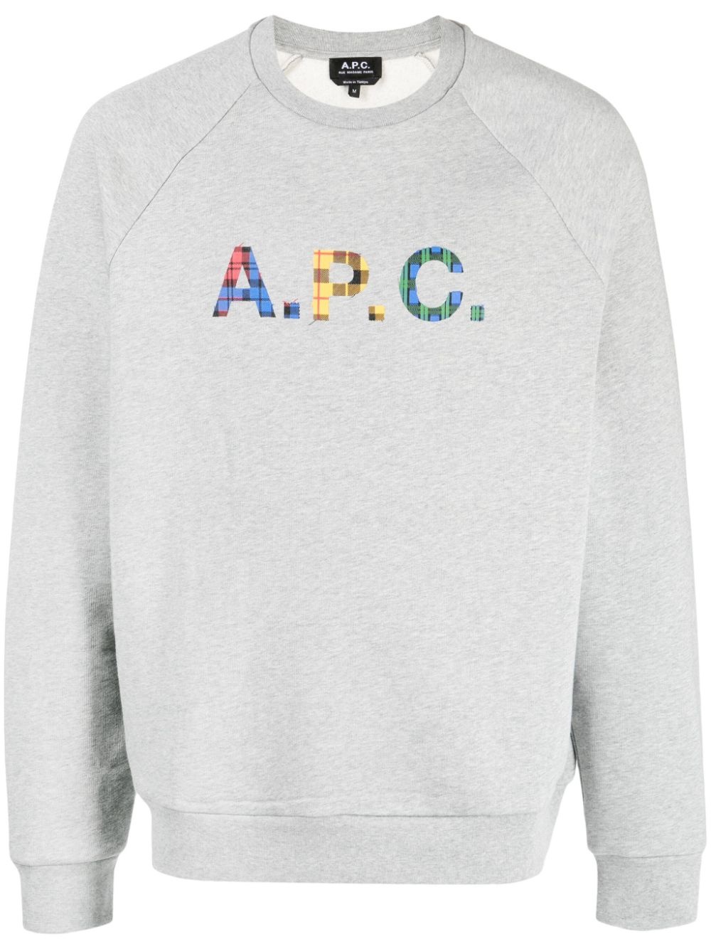 Shaun tartan-logo sweatshirt - 1