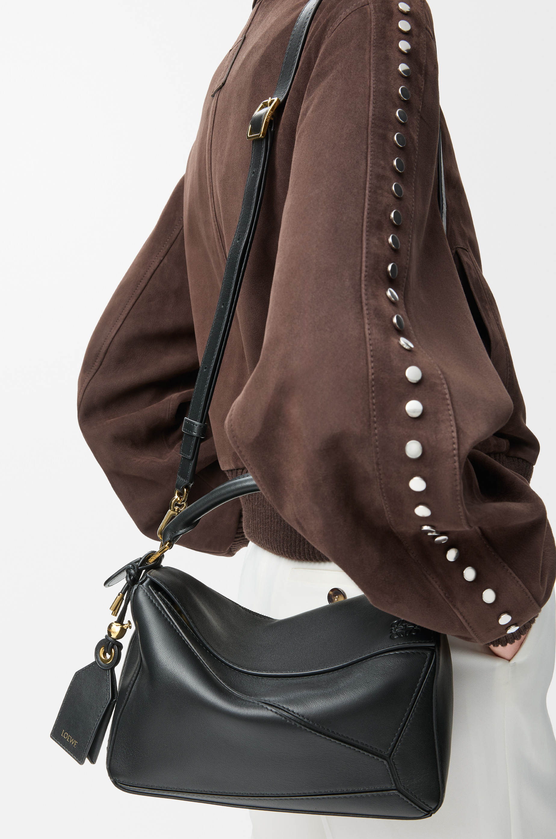 Small Featherlight Puzzle bag in nappa lambskin - 2