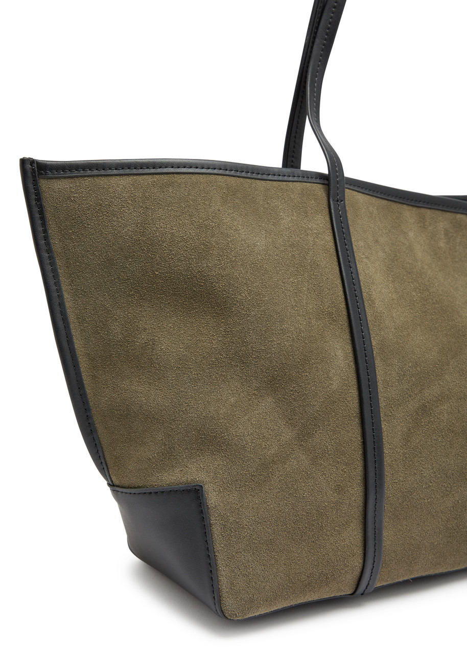 ST. Agni Bateau Large Suede Tote bag - 3