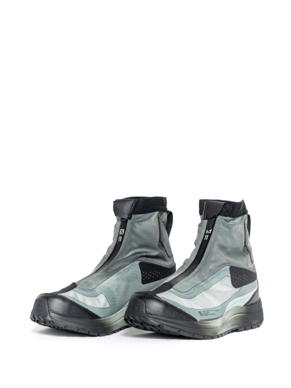 ZIP-UP HI-TOP SNEAKERS - 2