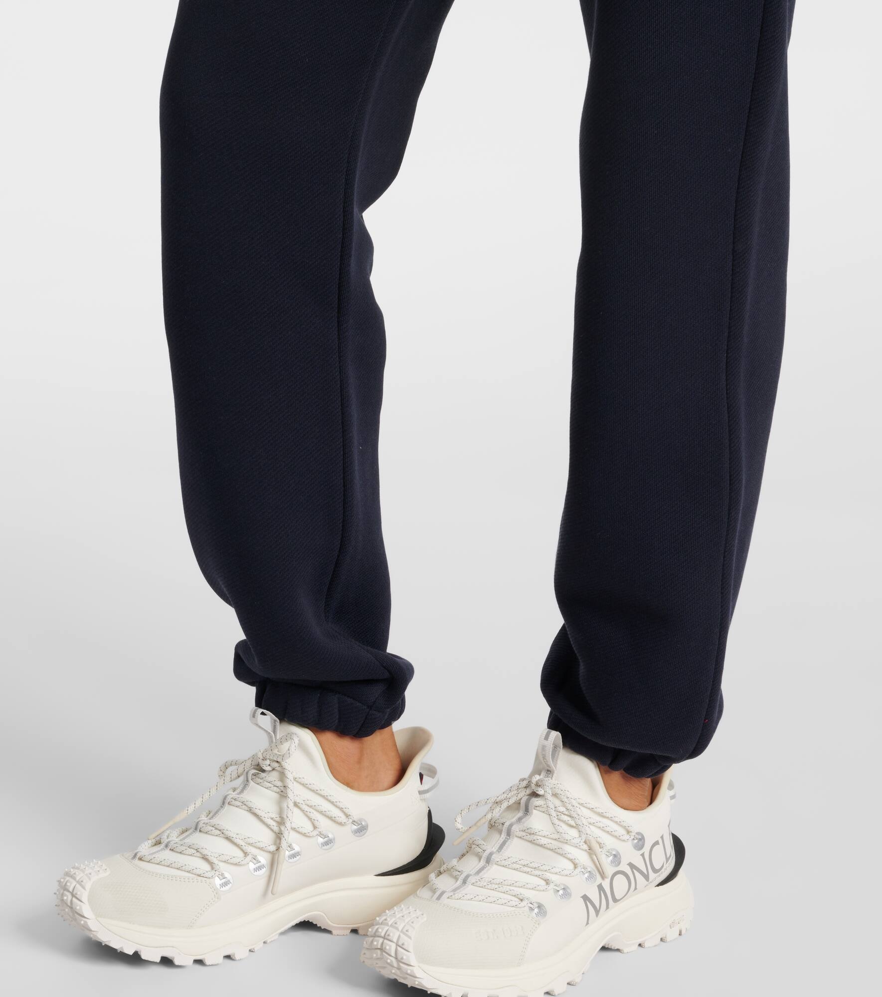 Logo cotton-blend sweatpants - 5