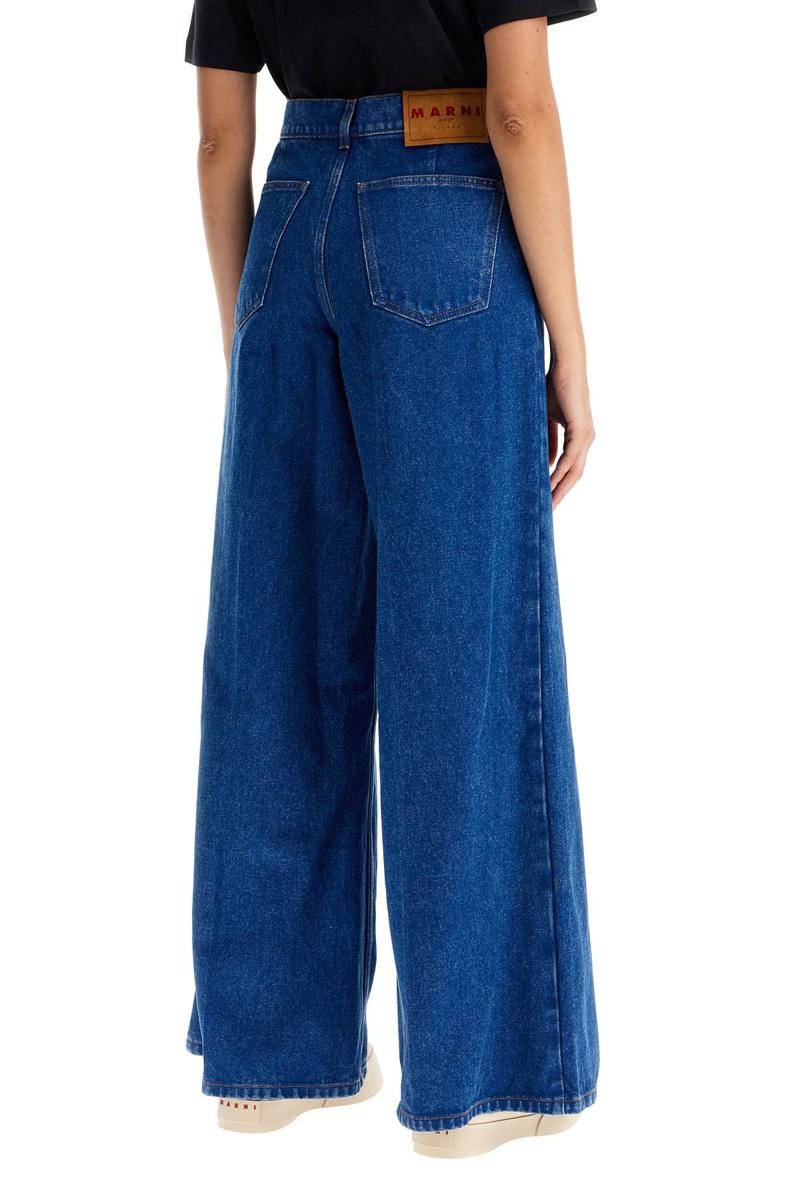 Marni Wide Flared Leg Jeans With A - 3