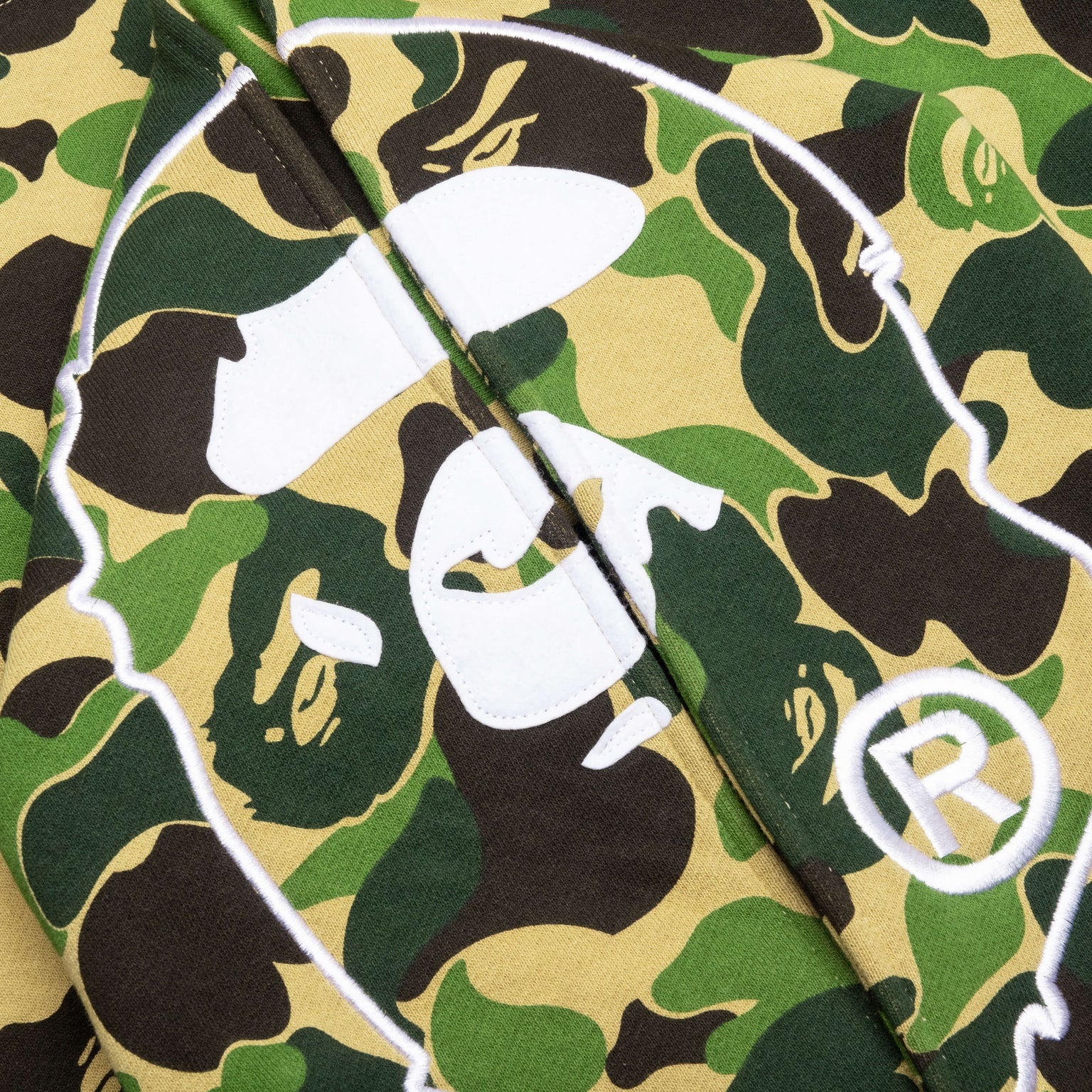 ABC CAMO 2ND APE PULLOVER HOODIE - GREEN - 3