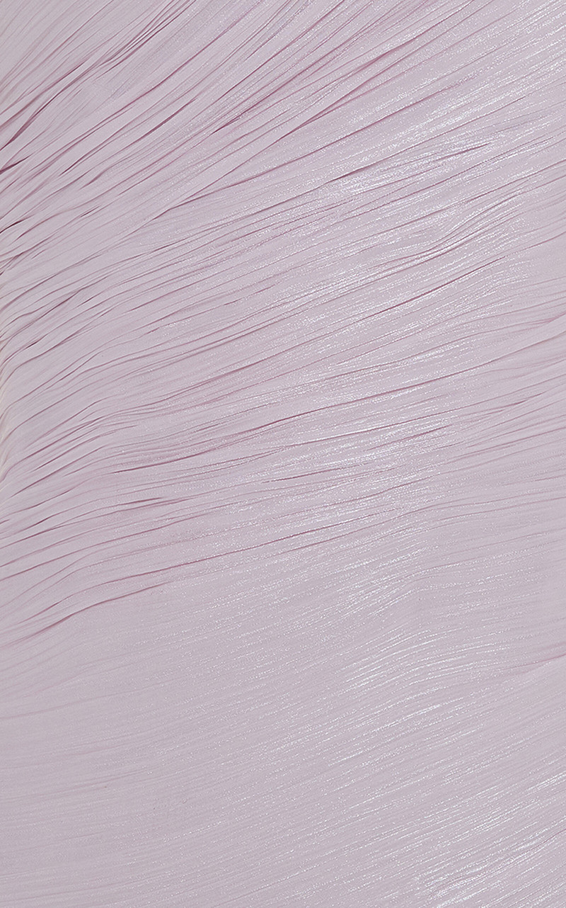 Asymmetric Neckline Dress pink 7