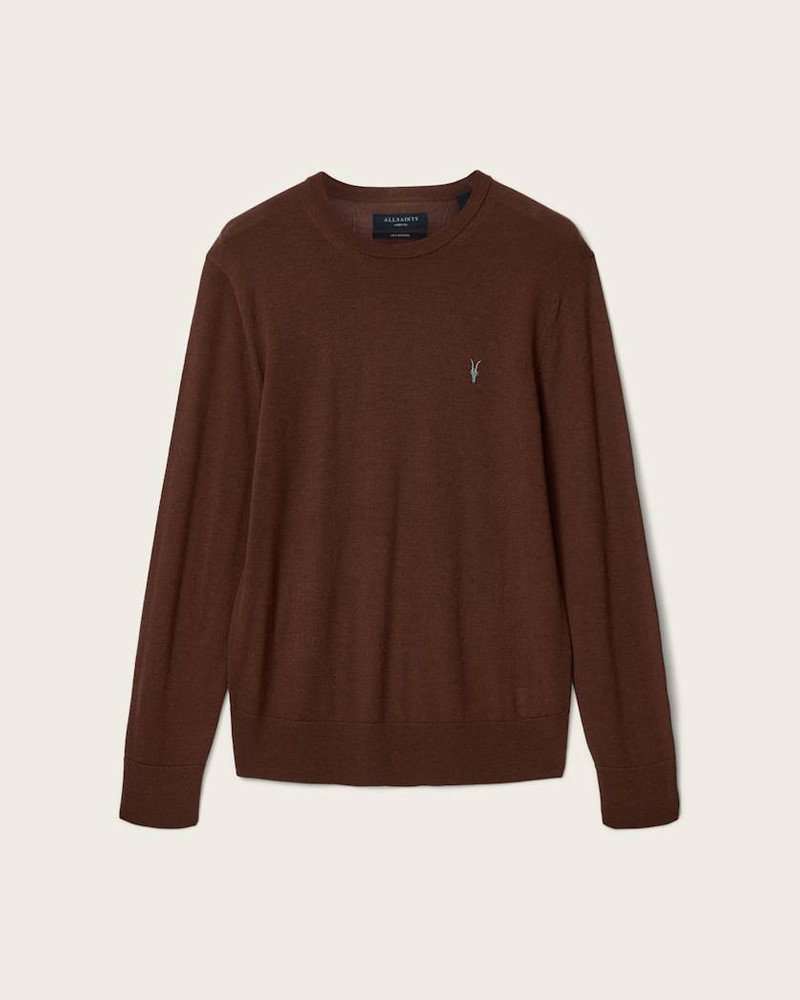 MODE MERINO CREW NECK RAMSKULL JUMPER 1