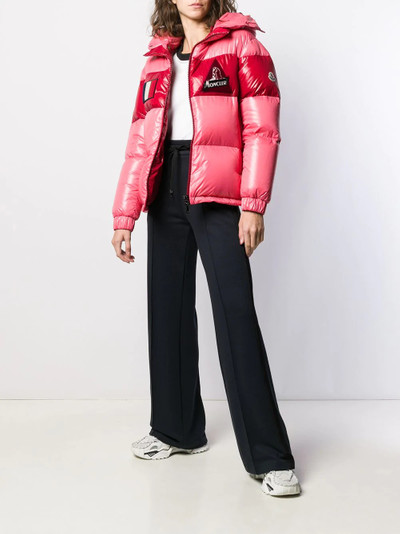 Moncler high-waisted track pants outlook