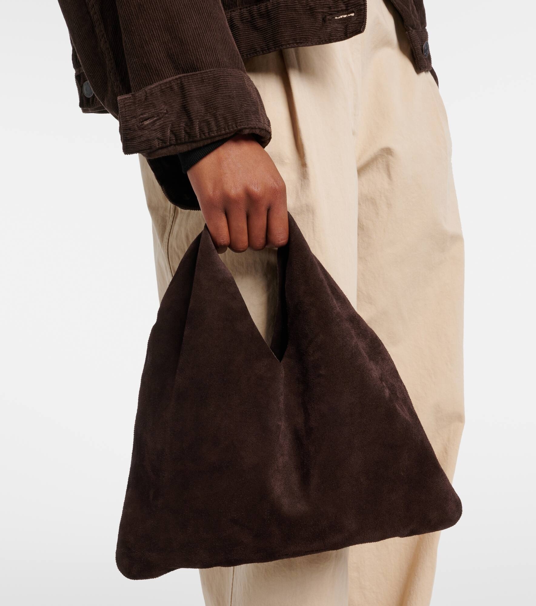 Bindle Small suede tote bag - 2