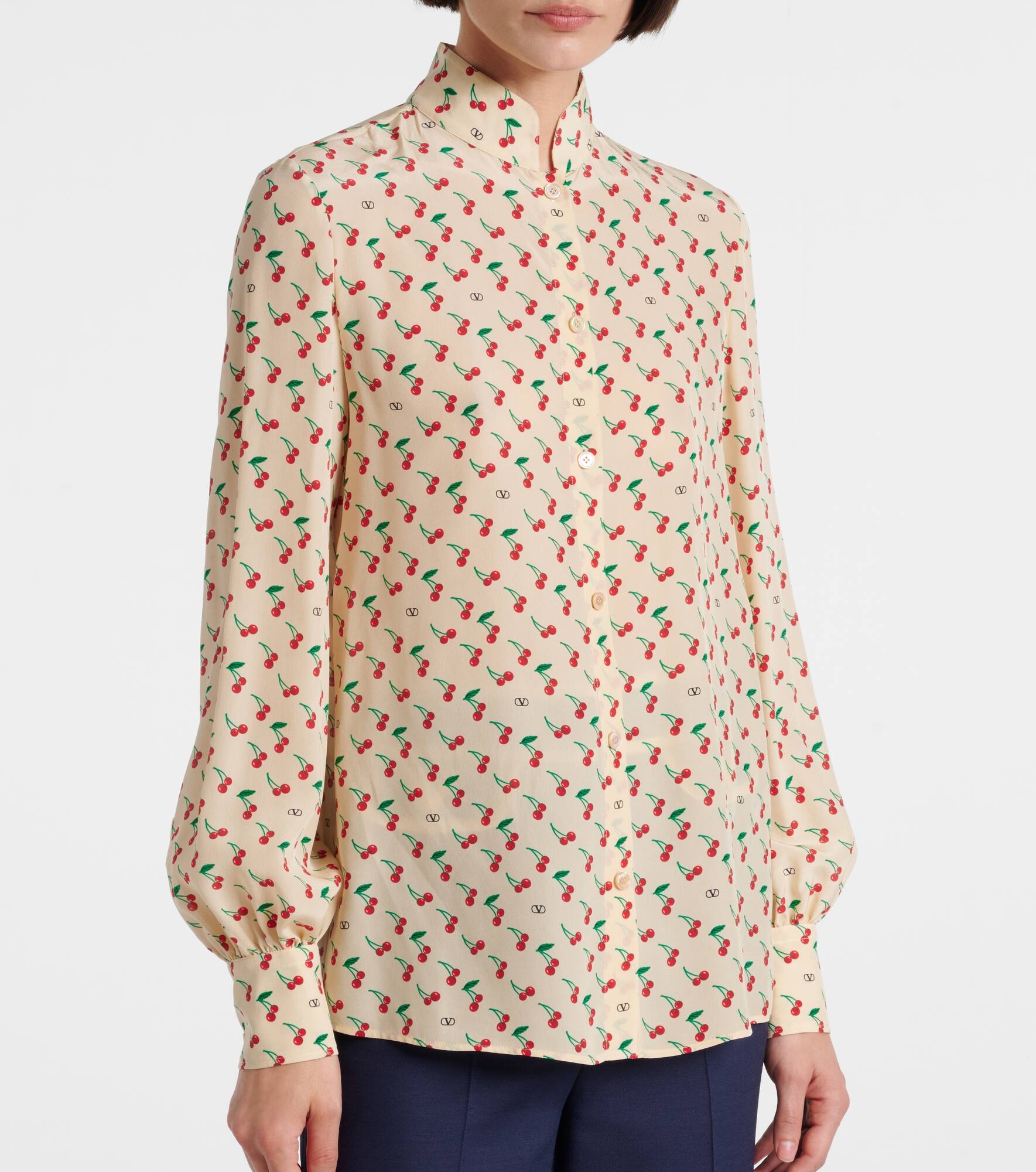 Cady Couture printed silk blouse - 6