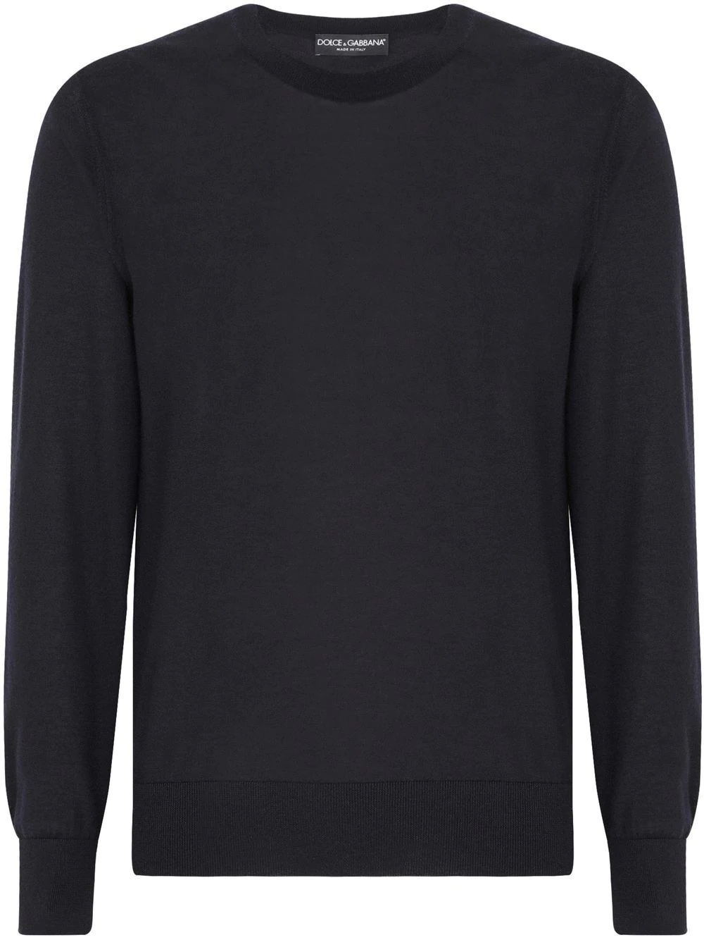 long-sleeved cashmere jumper - 1