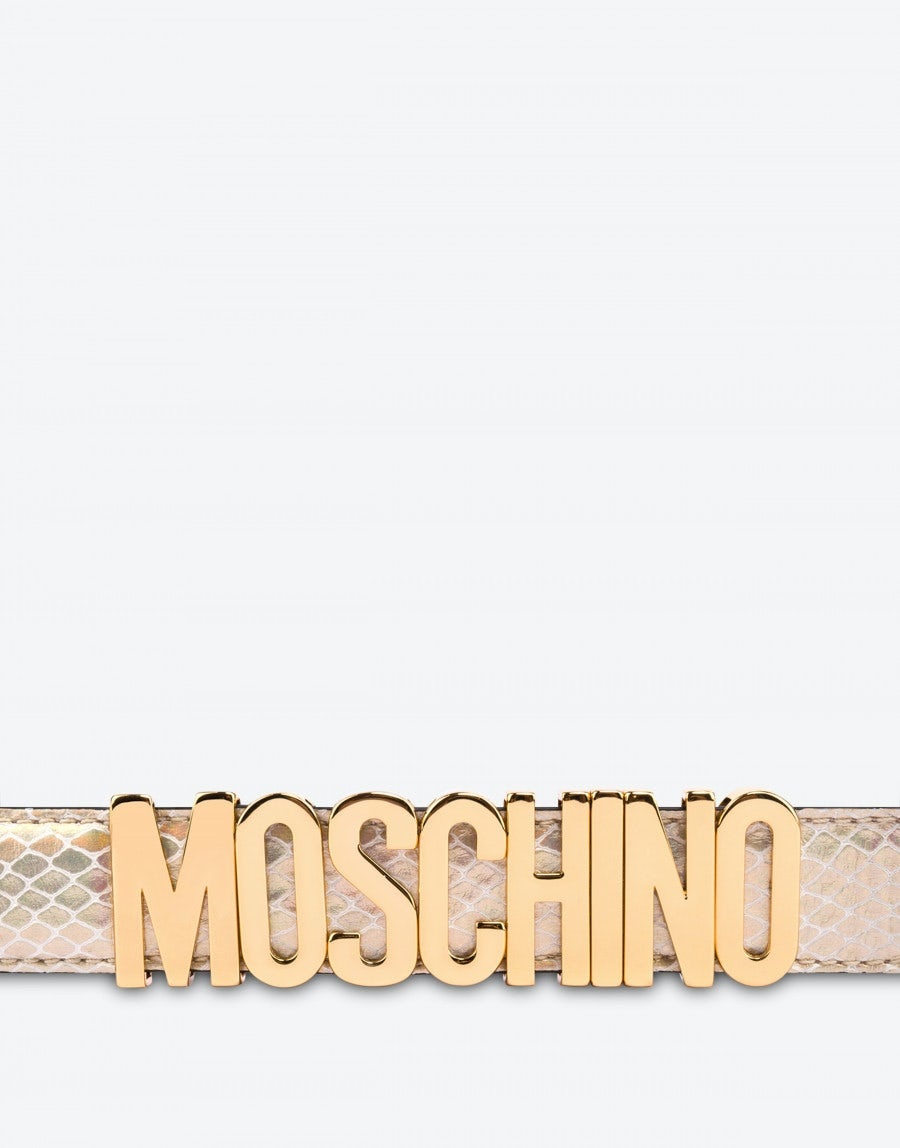 LETTERING LOGO LAMINATED BELT - 2