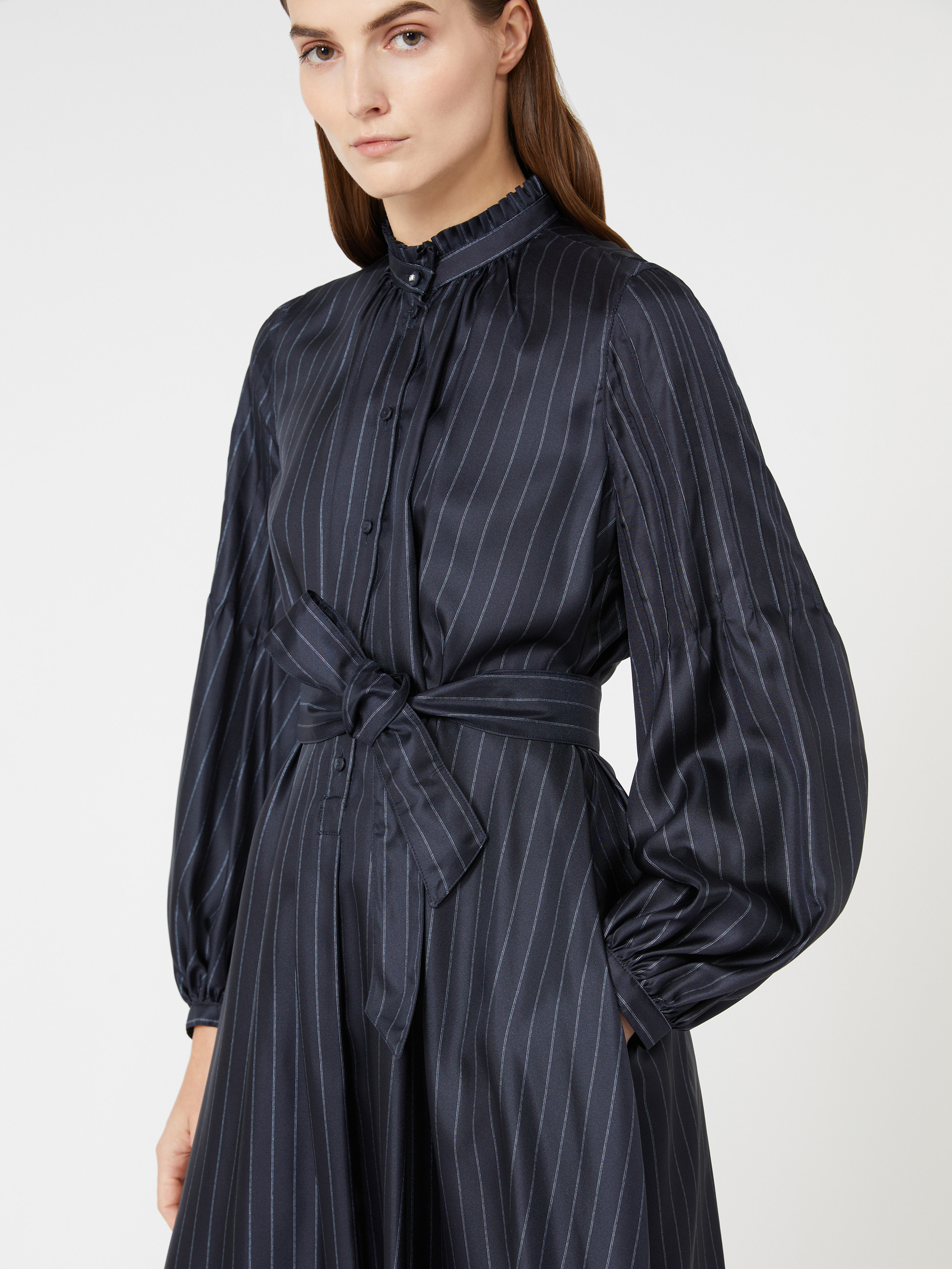 SABBIA Long silk dress - 6