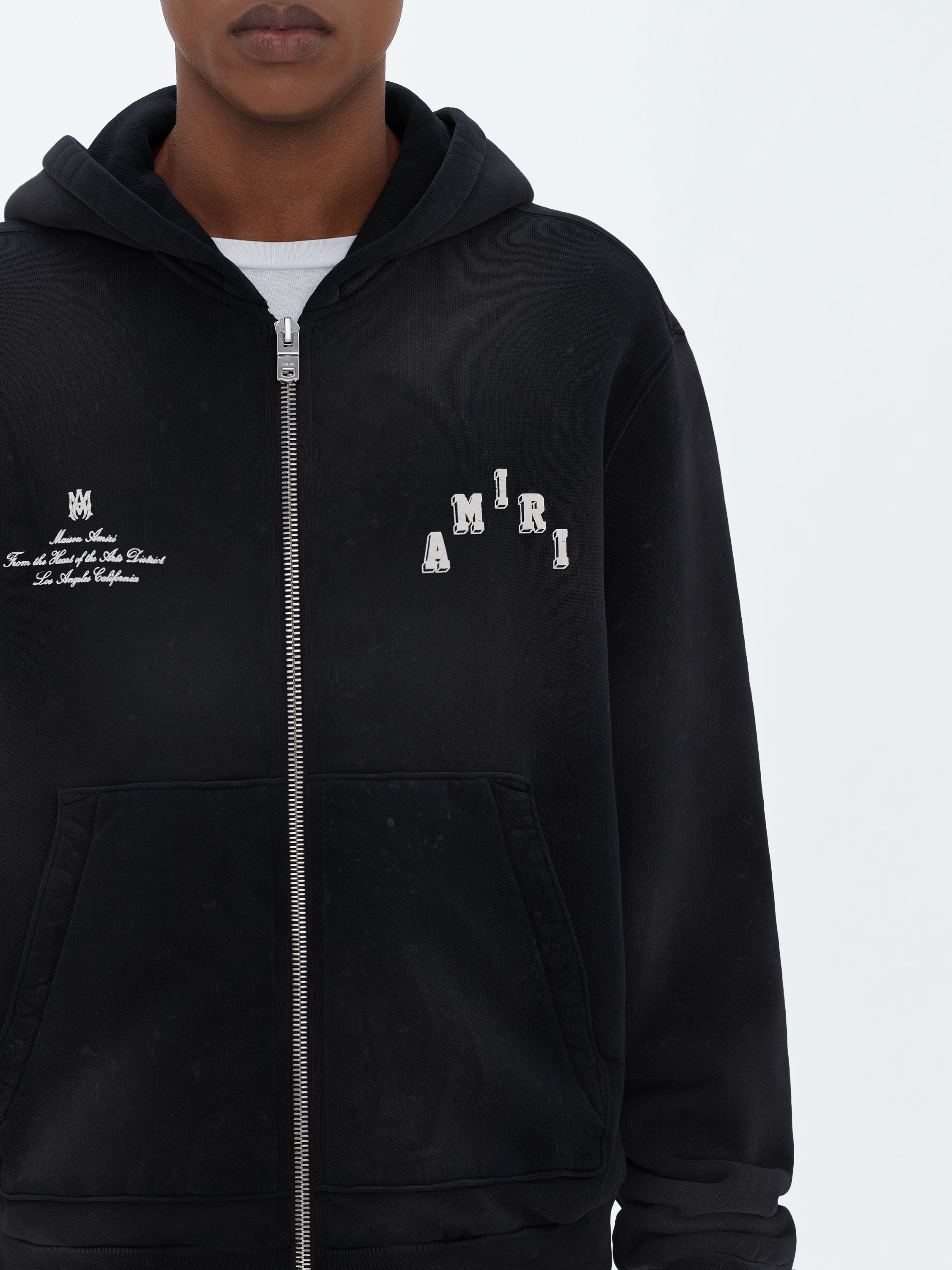 VINTAGE COLLEGIATE ZIP HOODIE - 5