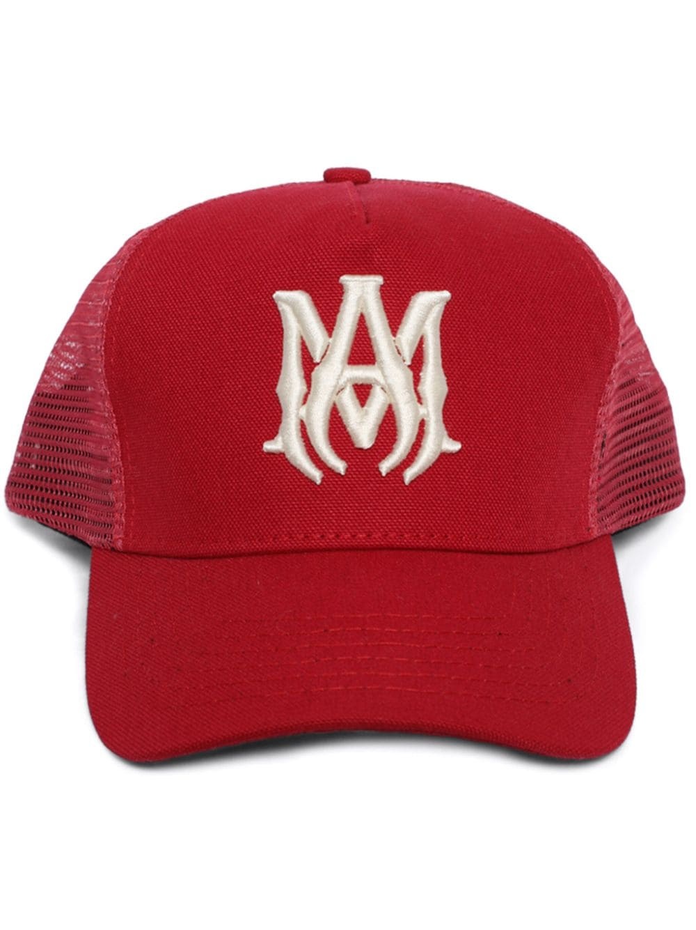 logo-embroidered cotton hat - 1