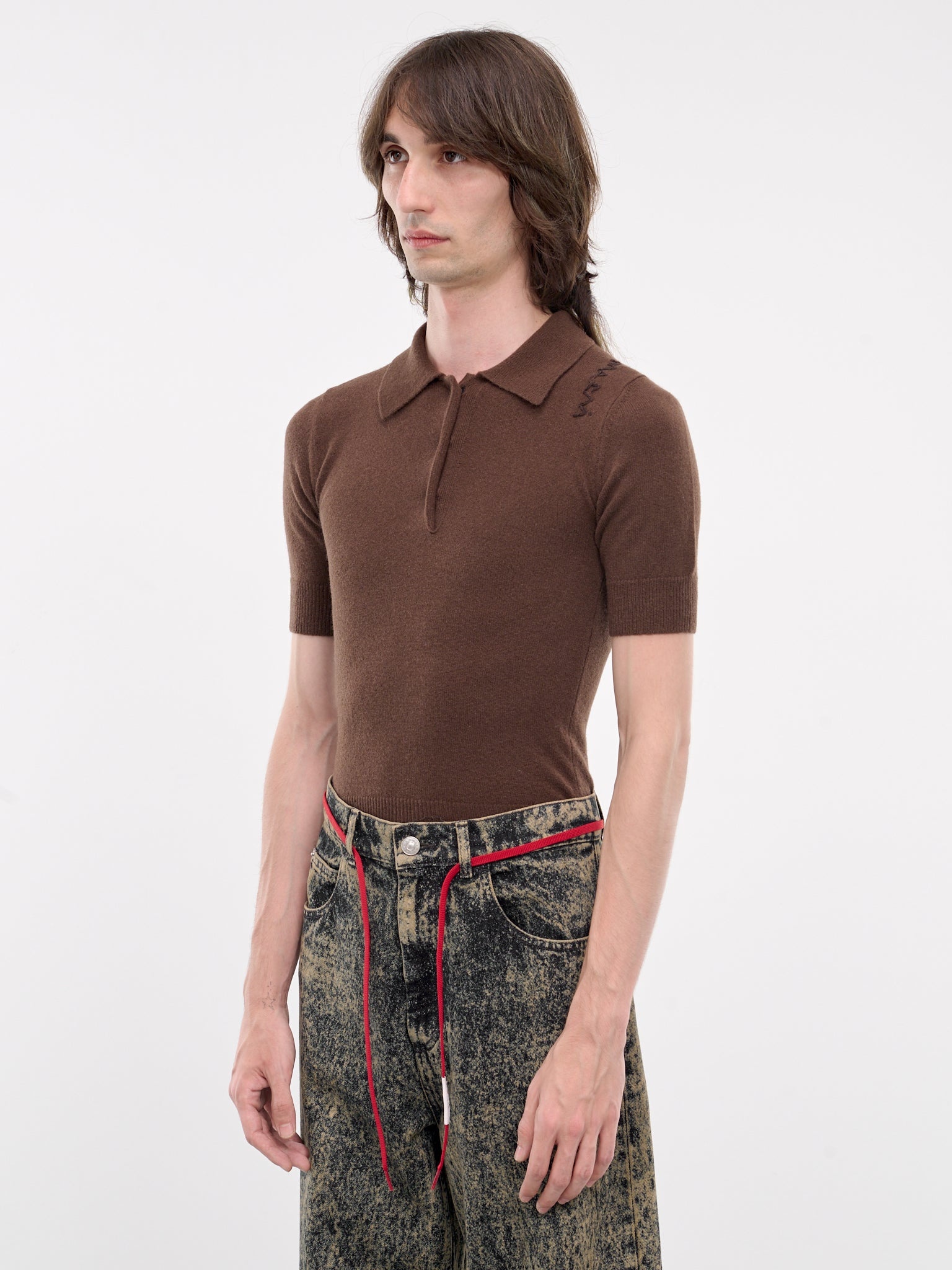 Wool-Cashmere Knit Polo - 2