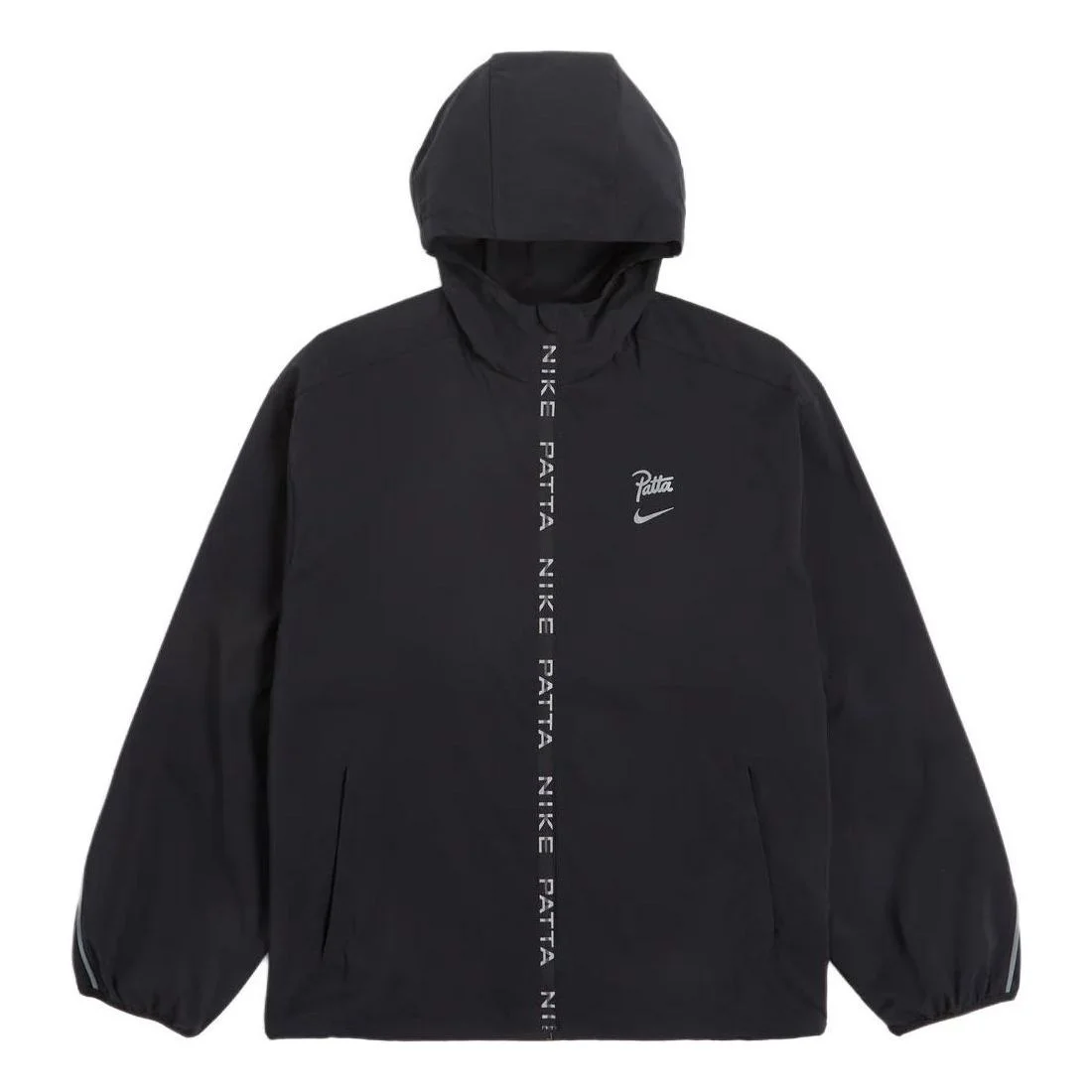Nike x Patta Running Team Full-Zip Jacket 'Black' FJ3087-010 - 1