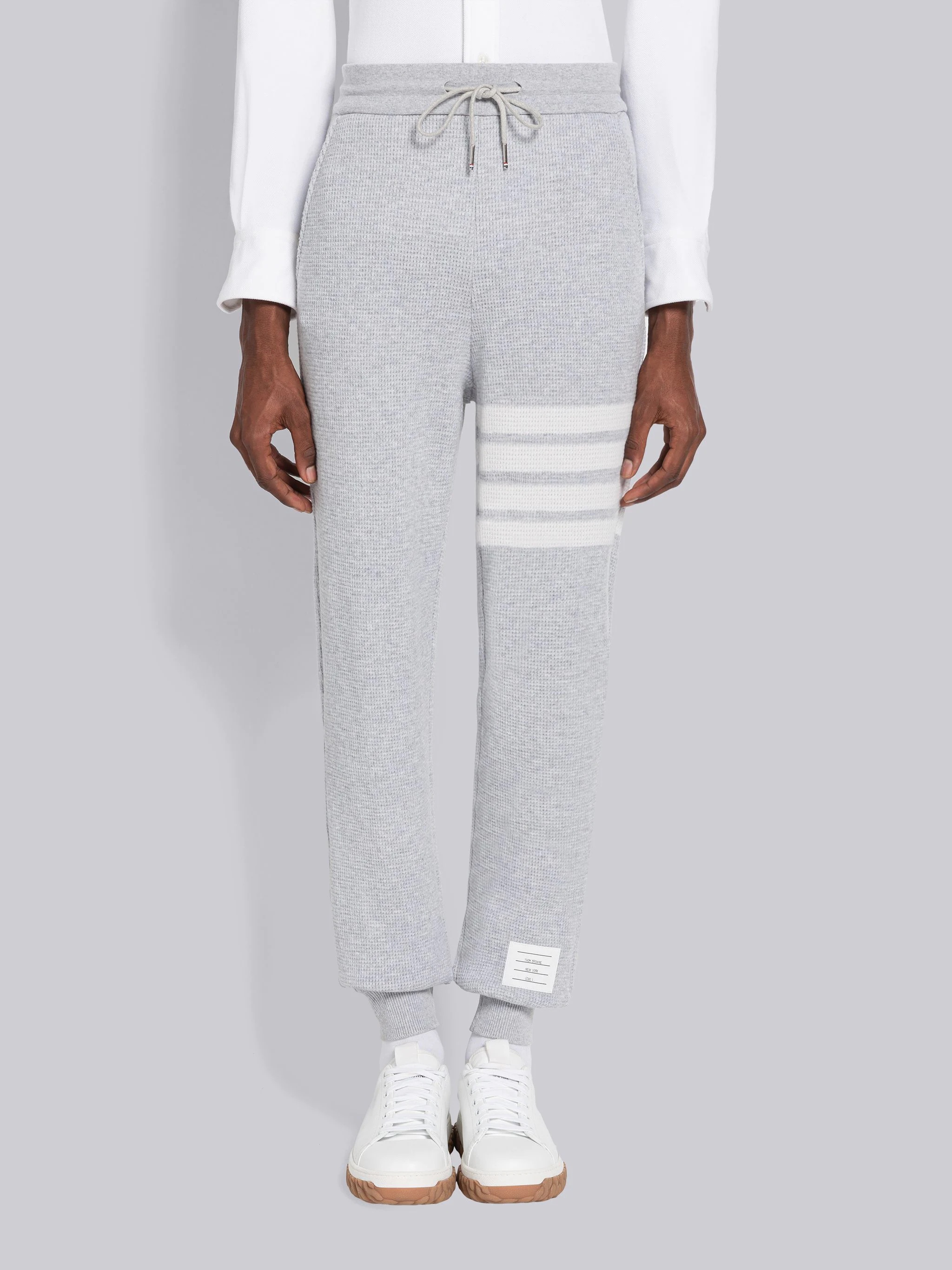 Cashmere Waffle 4-Bar Sweatpant - 1