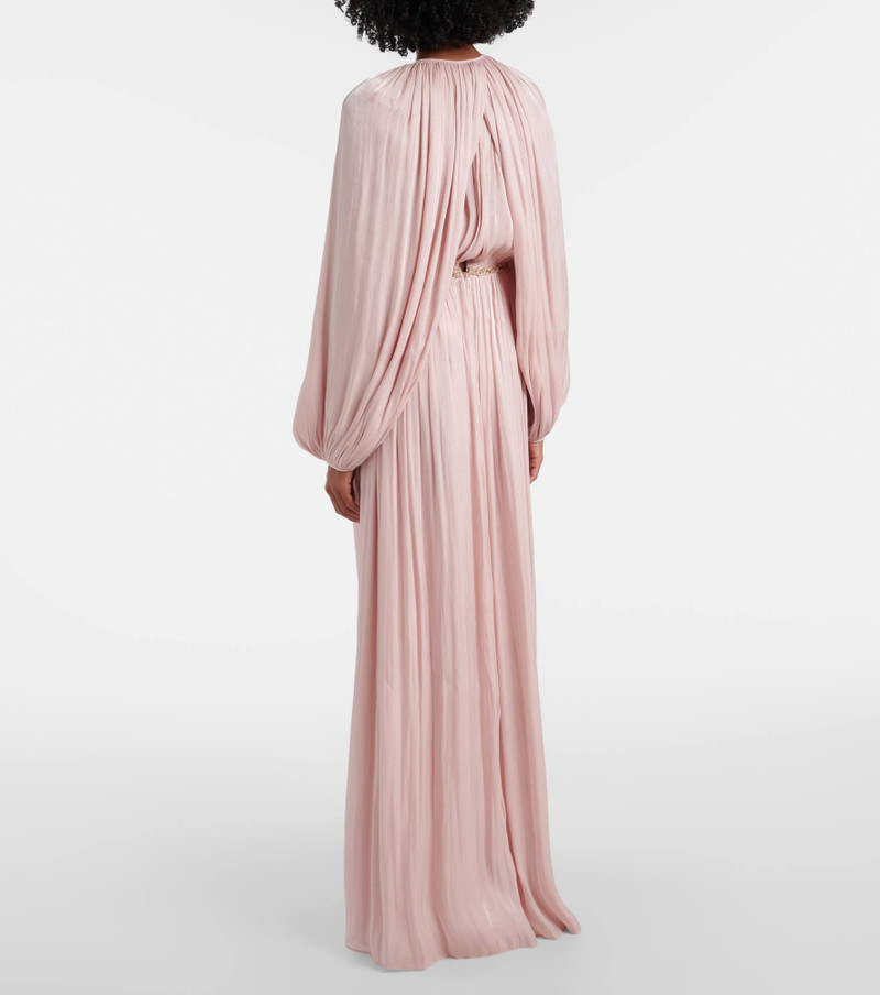Jazmin georgette lamé gown 3