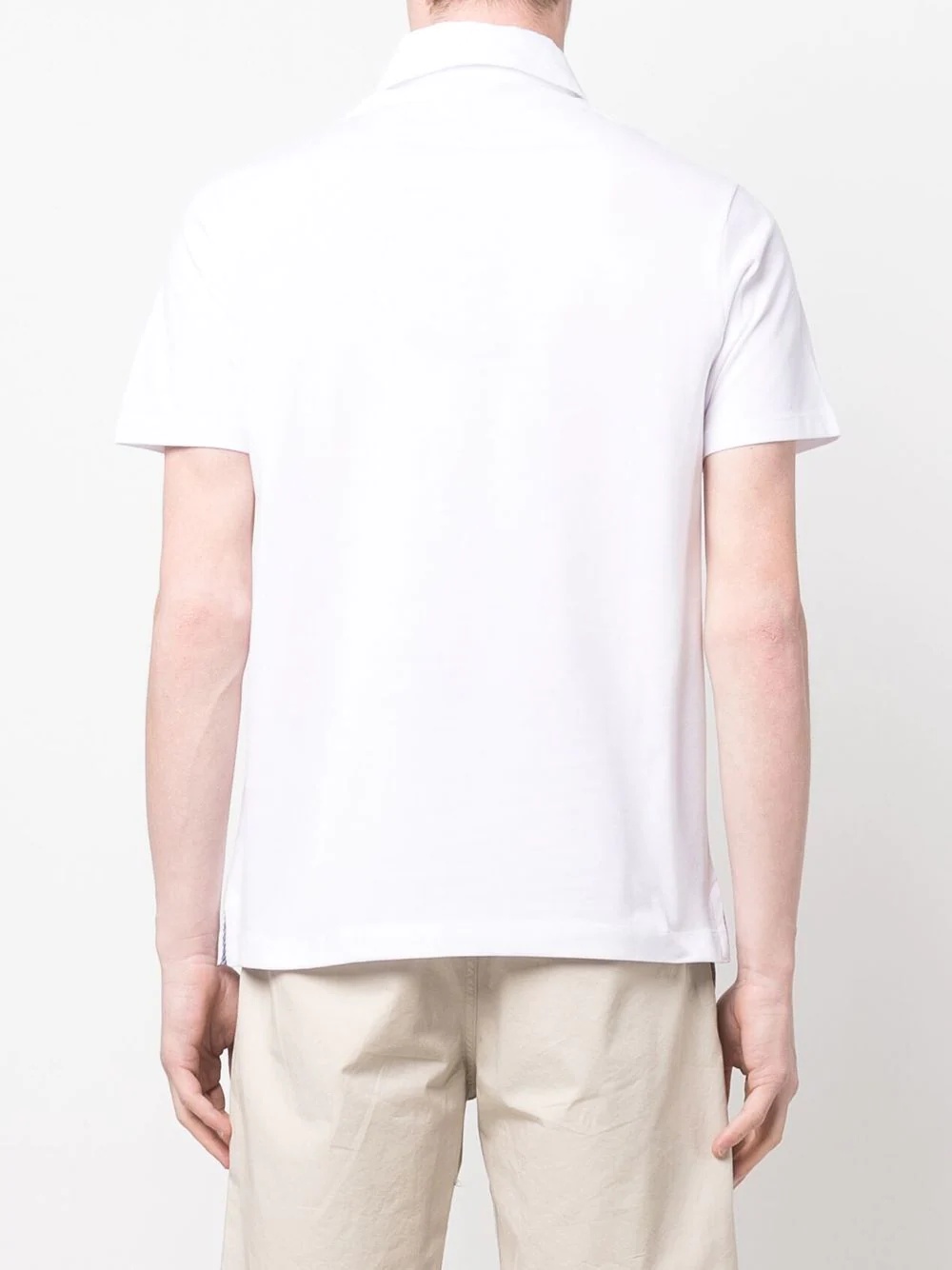 embroidered logo polo shirt - 6