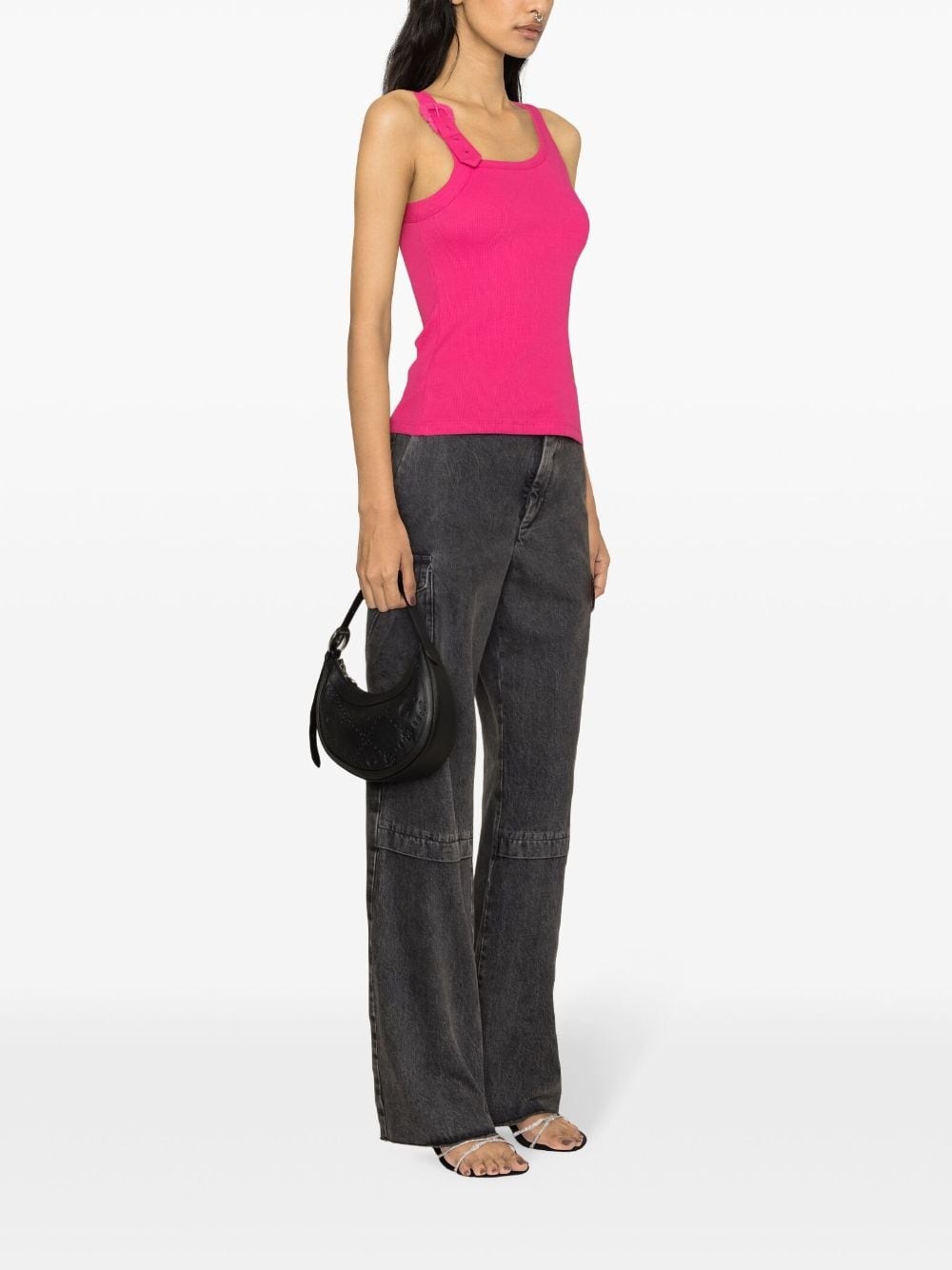 buckle-embellished tank top - 5