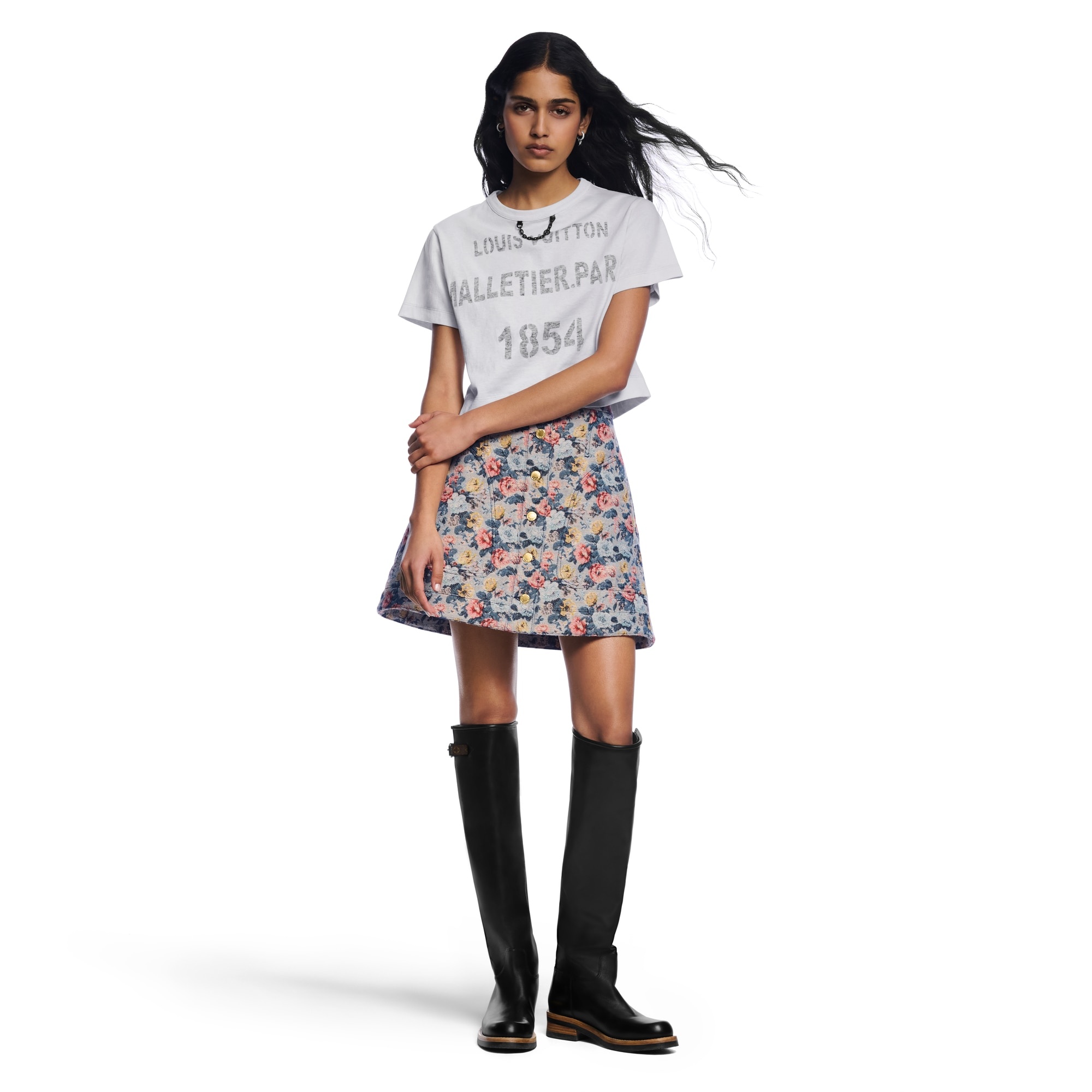 Stencil Signature Crop Top - 6