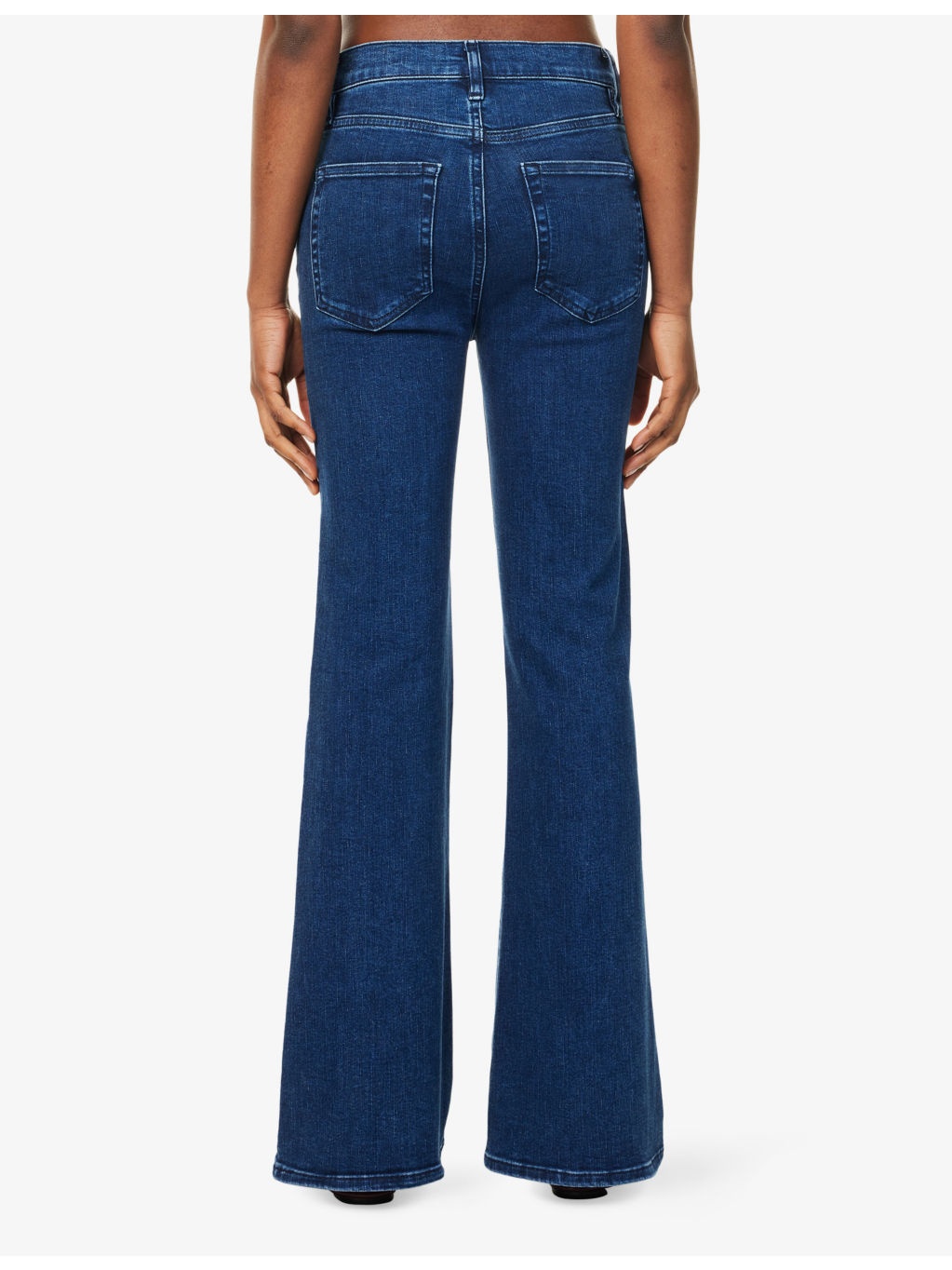 The Icon Mid-Rise Flared Stretch-Denim Jeans - 4