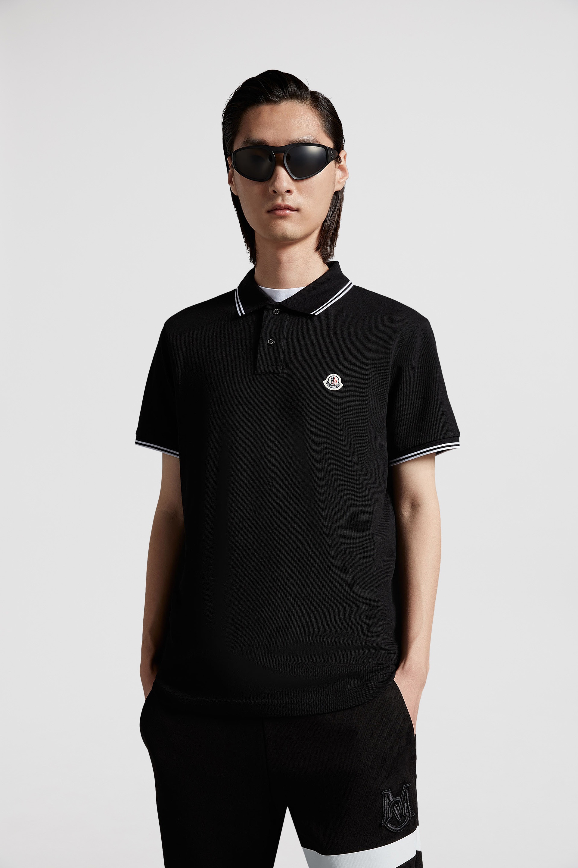 Logo Patch Cotton Polo Shirt - 3