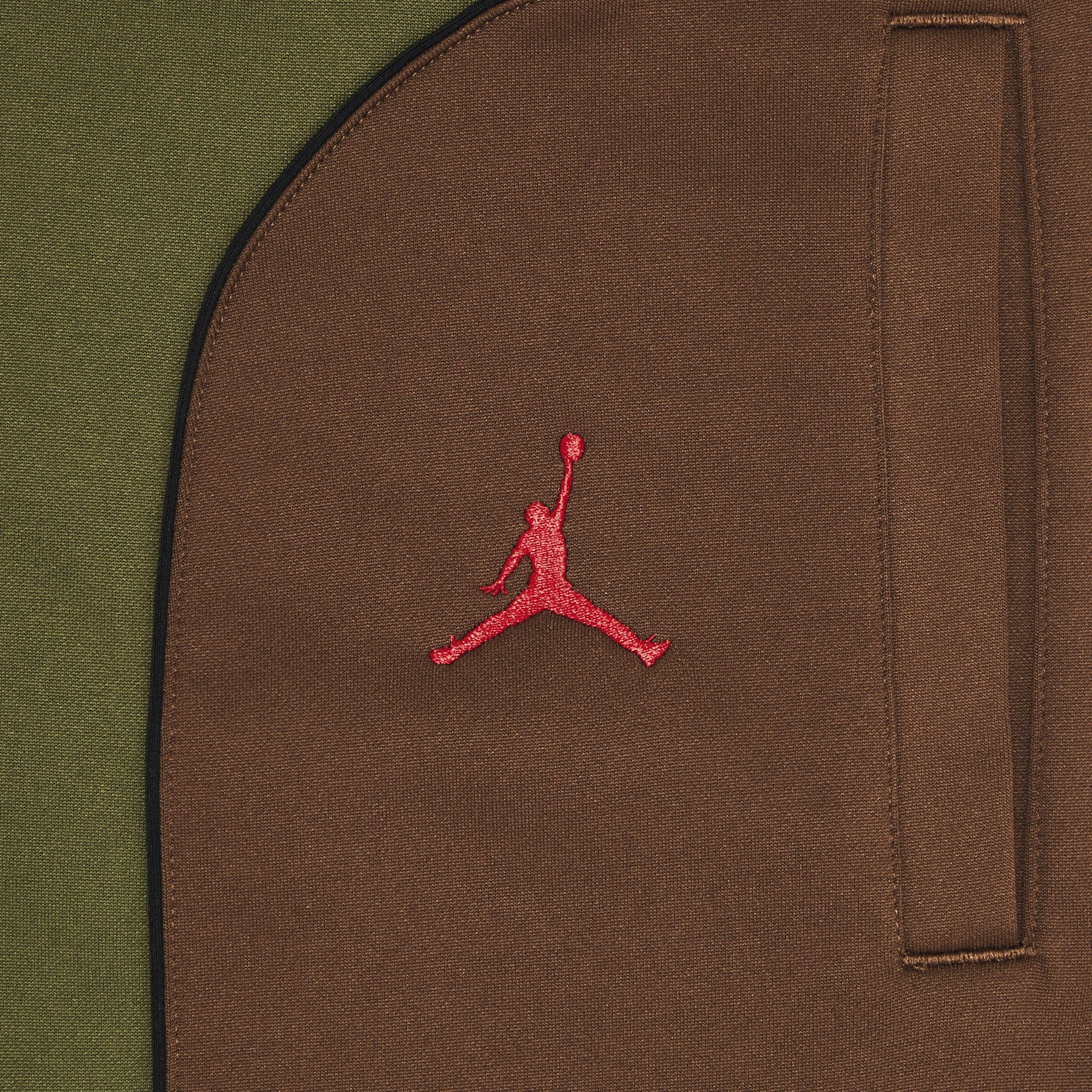 Supreme x Jordan Tricot Track Pant 'Olive' - 3
