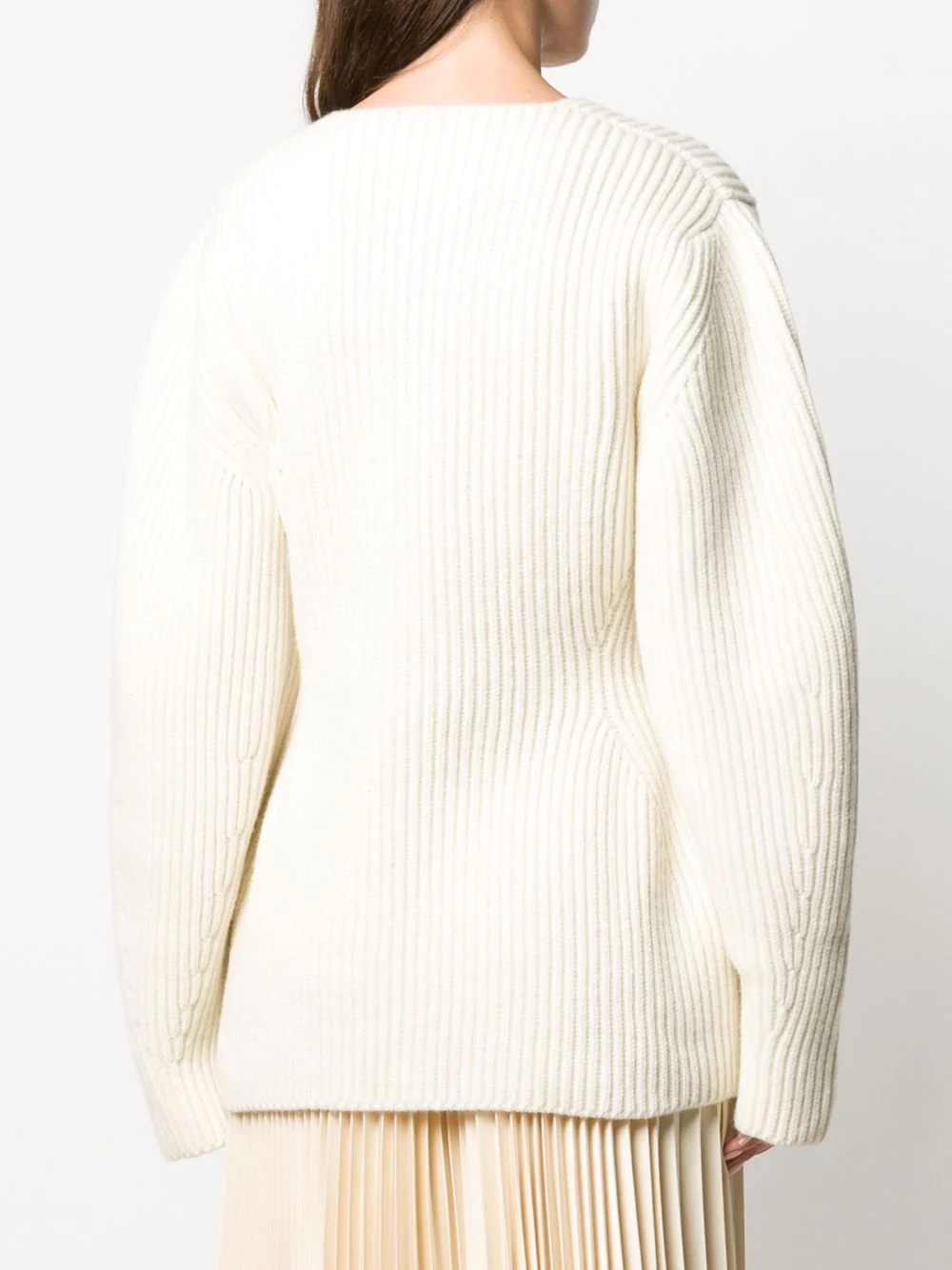 oversized wool jumper - 4