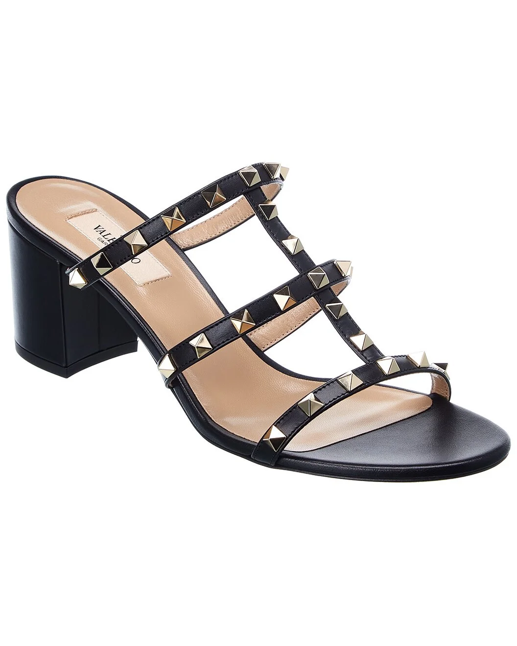 Valentino Rockstud Caged 60 Leather Sandal - 1