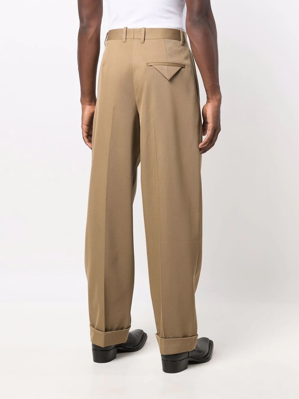 wide-leg tailored trousers - 4