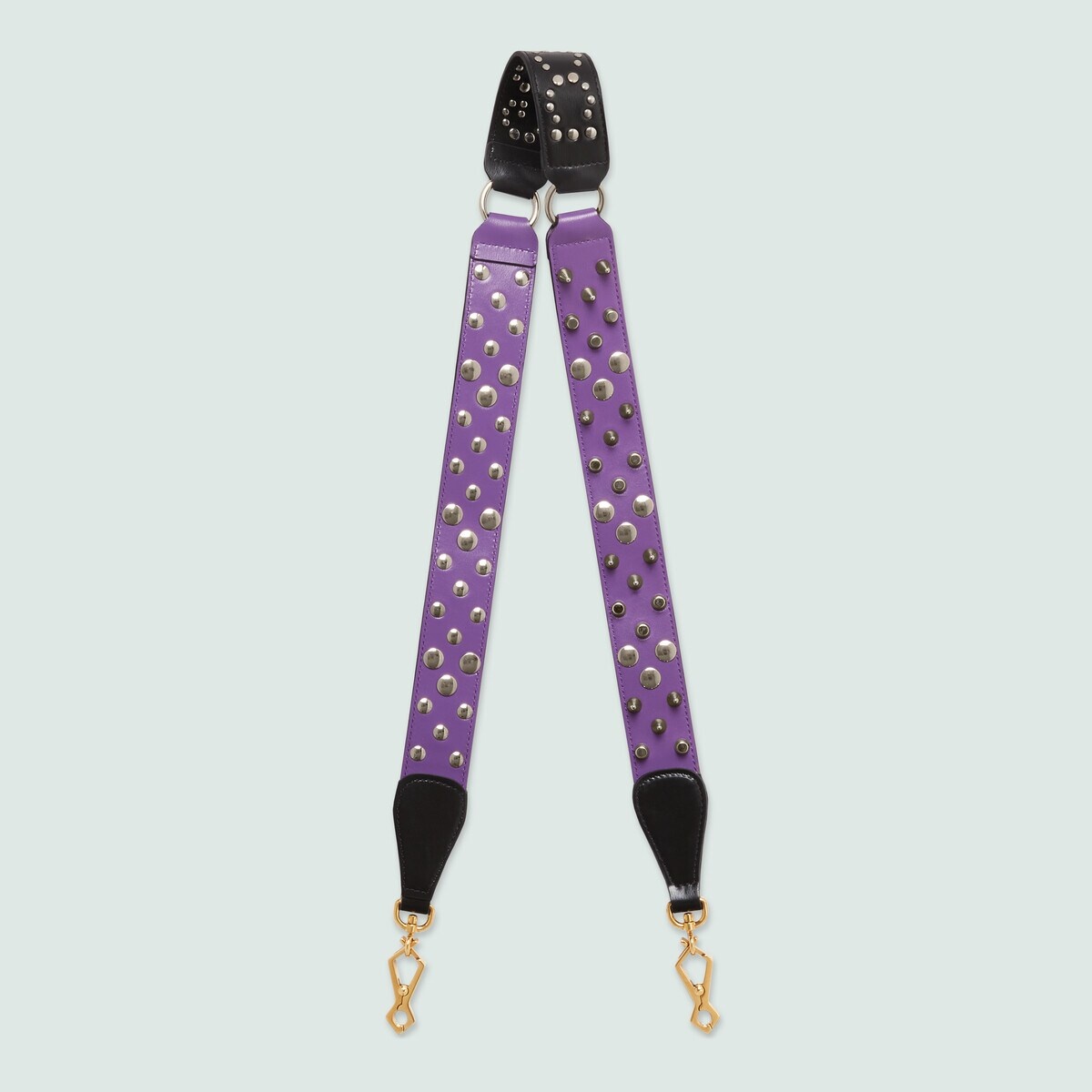 Studded 'Gucci' shoulder strap - 2