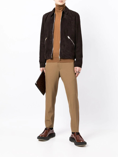 Paul Smith zip pocket leather jacket outlook