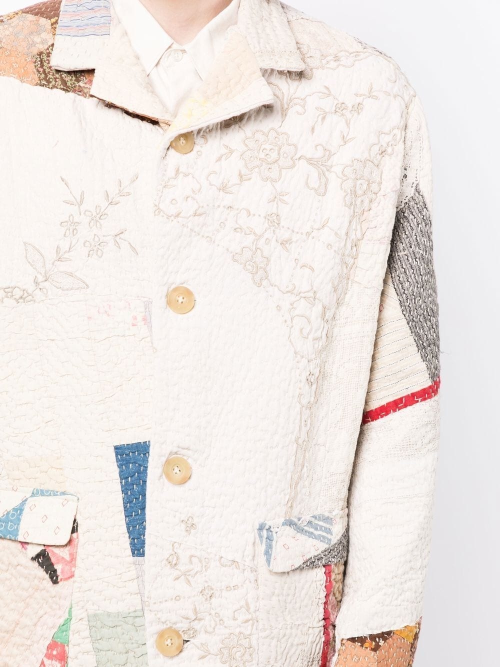 Noah patchwork-design jacket - 5