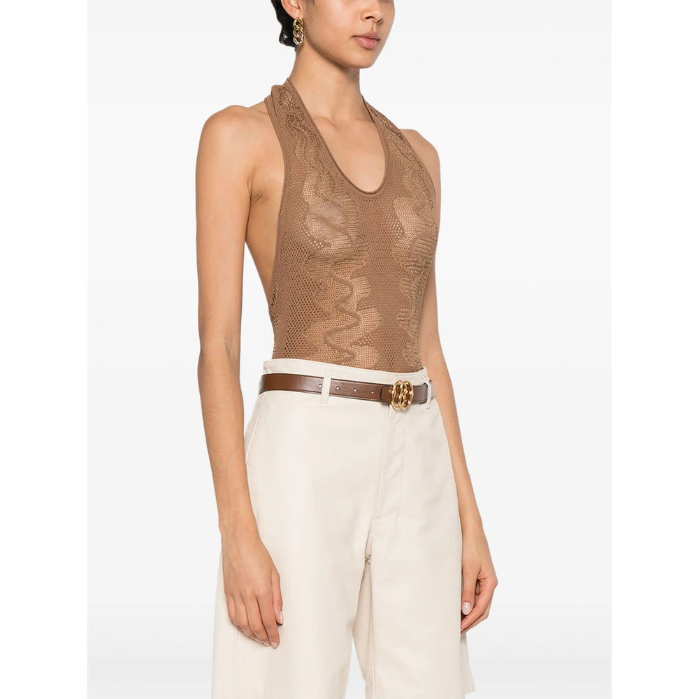 Saint Laurent Brown Tops - Vests & Tank Tops Women - 4