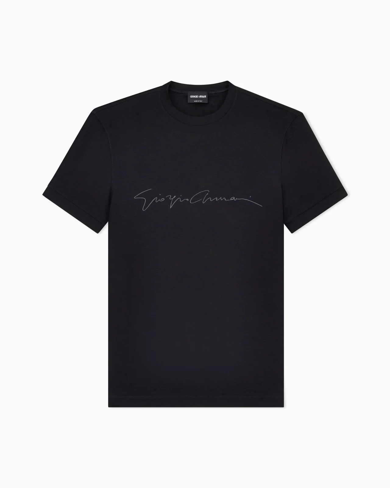 STRETCH BAMBOO-VISCOSE JERSEY T-SHIRT - 1