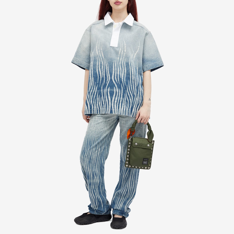 BOTTER Botter Gradient Denim Polo Top outlook