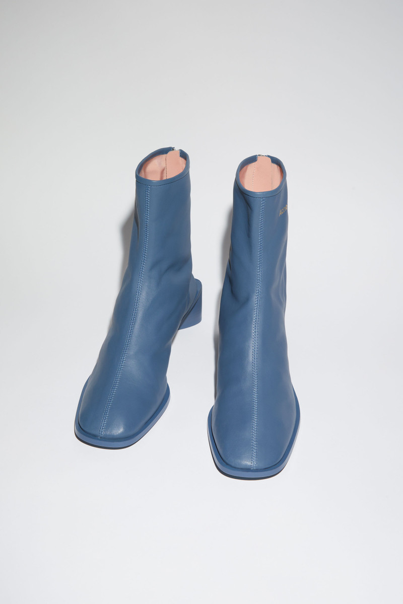 Logo ankle boots - Petrol blue 3