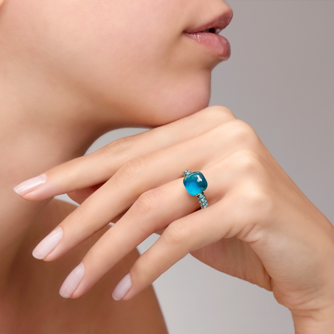 Ring Nudo Deep Blue - 2
