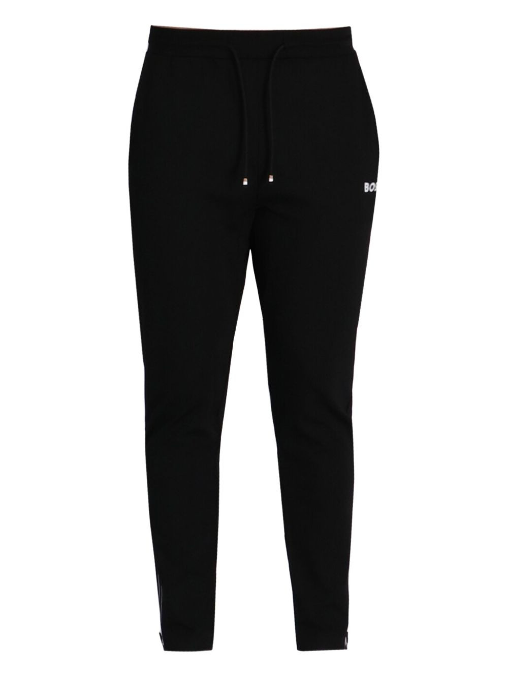 logo-detail zip-cuffed track pants - 1