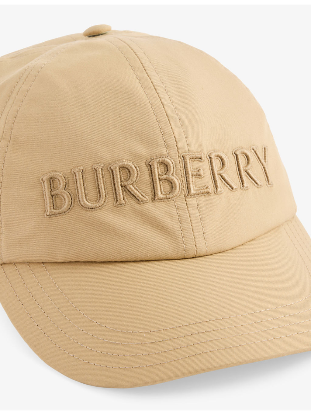 Logo-Embroidery Adjustable Cotton Cap - 2