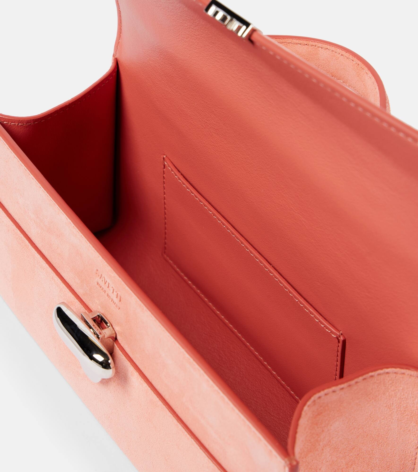 Symmetry Pochette suede tote bag - 3