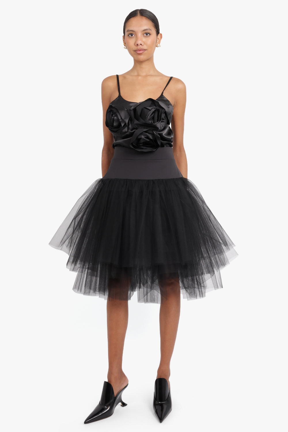 ROSES THIN CAMISOLE | BLACK - 2