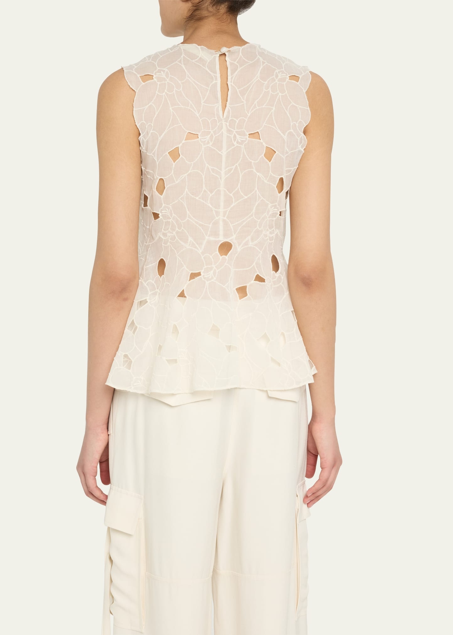 Ali Embroidered Sleeveless Top - 3