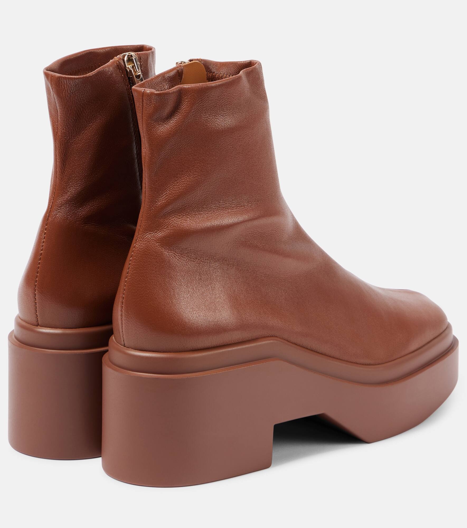 Nelle leather ankle boots - 2