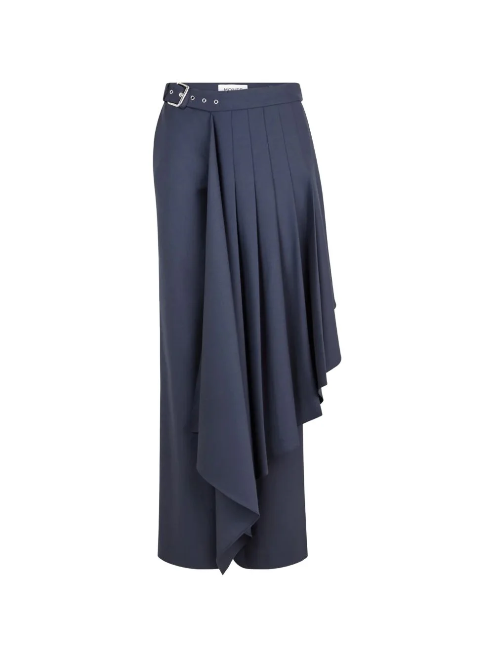 detachable-skirt overlay tailored trousers - 1