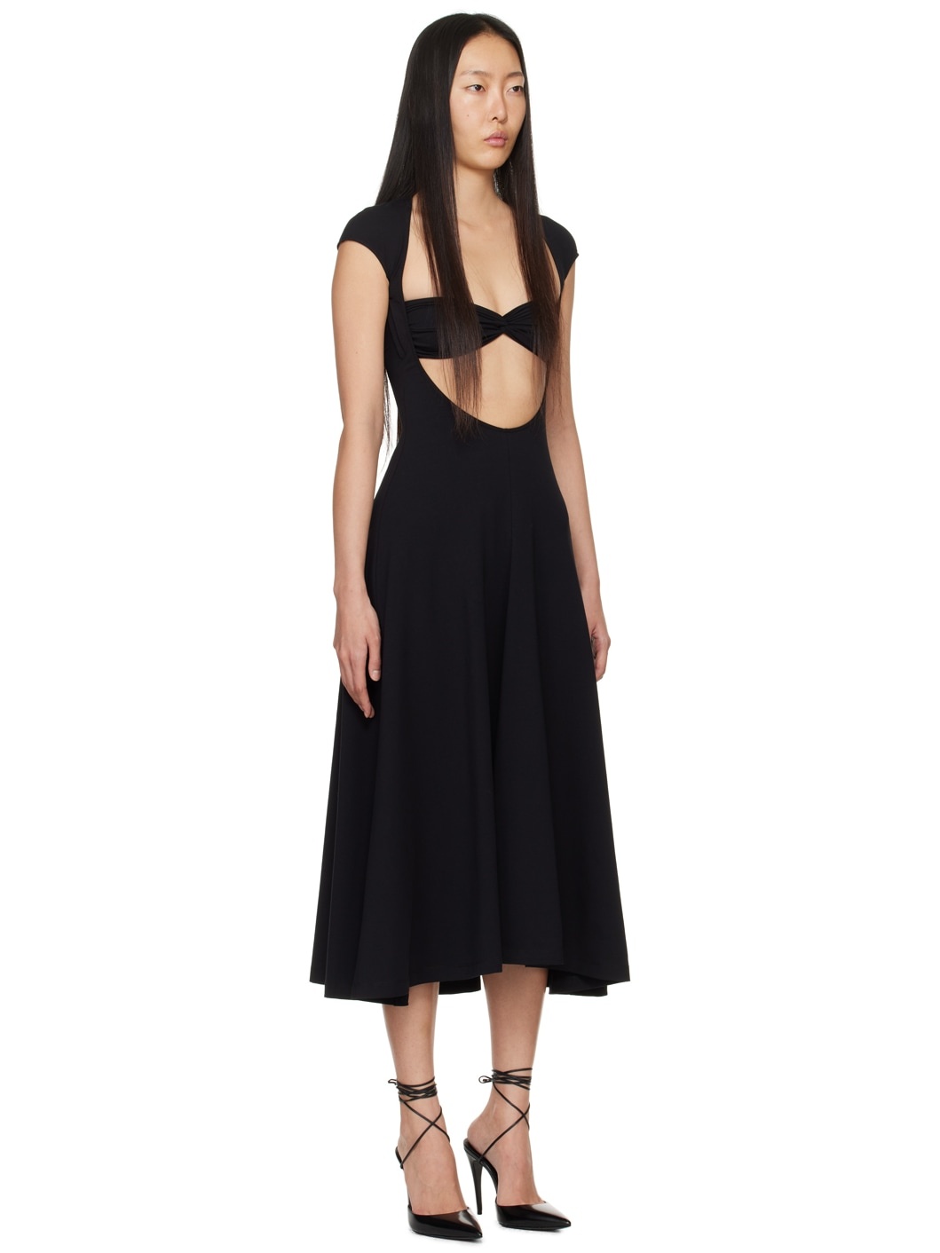 Black Baes Midi Dress - 2