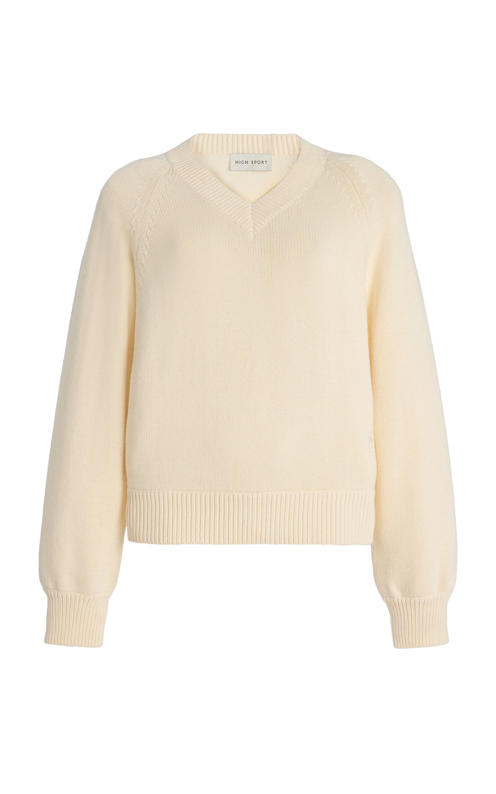 Veronica Cotton Sweater ivory - 1