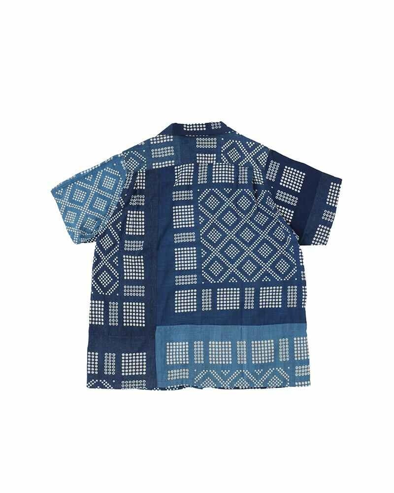 visvim FAIRWAY SHIRT S/S (N.D.) INDIGO PATTERN outlook