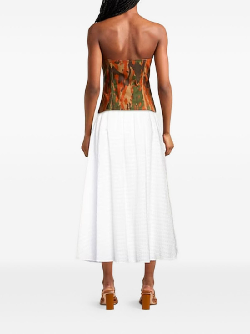 MSGM ruffled mid skirt outlook