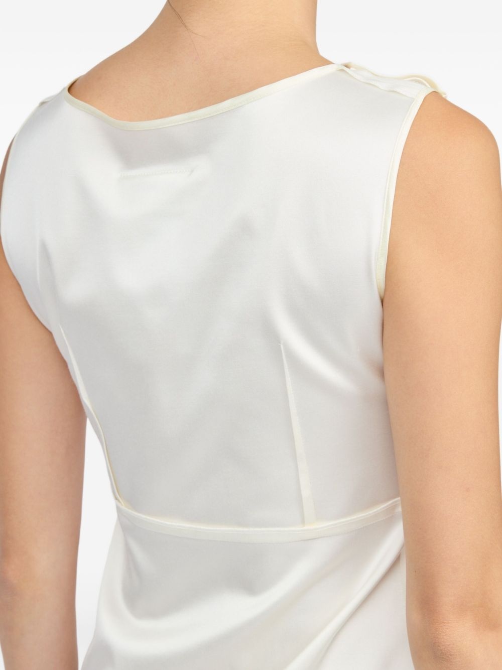 sleeveless midi dress - 6